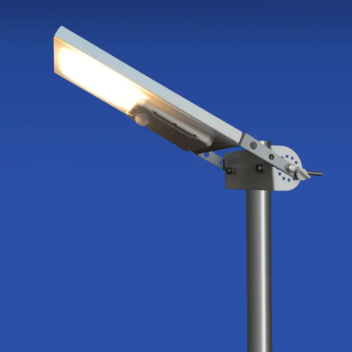 Luz De Calle Solar Exterior 30LED Todo En Uno Metal Sensor De Movimiento Impermeable Con 3 Modos De Trabajo Auto De Atardecer a Amanecer - 1