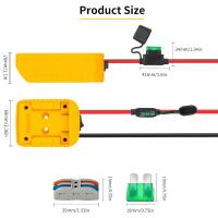 Adaptador De Batería Para Power Wheels Dewalt 18V/20V Con Interruptor ON/OFF Y Fusible De 30Amp Para RC Cars DIY Juguete Eléctrico - details 5