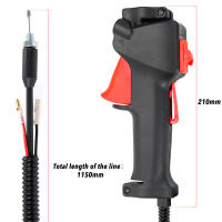 Piezas De Jardín Para Cortacésped Accesorios De Cable De Acelerador Y Interruptor De Manija Para Trimmer Cortacésped Y Cortacésped Con Pincel - details 3