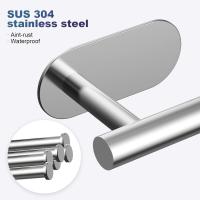 Toilet Roll Holder Self Adhesive, SUS 304 Stainless Steel Wall Mounted Toilet Paper Holder for Bathroom,Toilet, Kitchen,- No Drilling - details 2