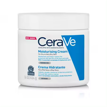Cerave Crema Hidratante Ceravé 454ml | Piel Seca | Barrera Cutánea | Dermatitis Atópica - 1