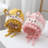 Gorro De Conejo Lindo Para Bebés Invierno Caliente Recién Nacidos Niños Niñas Bufanda Suave Protección De Orejas Infantil Bebé Bonnet - details 1