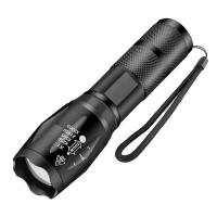 Linterna LED T6 De Alta Potencia Para Camping Con 5 Modos De Luz Zoom Material De Aluminio Impermeable Y Batería Externa 18650 - details 1