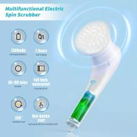 Cepillo De Limpieza Eléctrico Multifuncional 5-en-1 Recargable Por USB Herramienta De Limpieza Para El Baño Y Cocina Cepillo De Lavado Para Platos Y Bañera - details 10