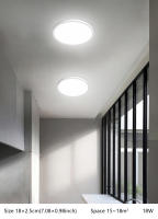 Luz De Techo LED Ultradelgada 0.9 Pulgadas 6W 9W 13W 18W 24W Para Sala De Estar Y Dormitorio Rango De Voltaje 85-265V Luz De Iluminación Moderna Para Cocina Comedor Estudio Baño - details 8