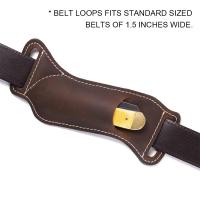 Funda De Cuchillo De Cuero Para Cinturón Holster De Knives Funda De Bolsillo Para Cuchillo Plegable EDC Portador De Cuchillo De Cuero - details 1