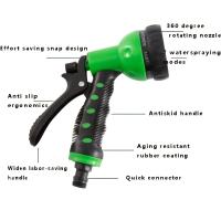 Pistola De Rociador De Jardín Con Variedad De 7 Estilos Para Lavar Coche Y Riego Multifuncional Ajustable De Alta Presión Metal Zinc Alloy - details 3
