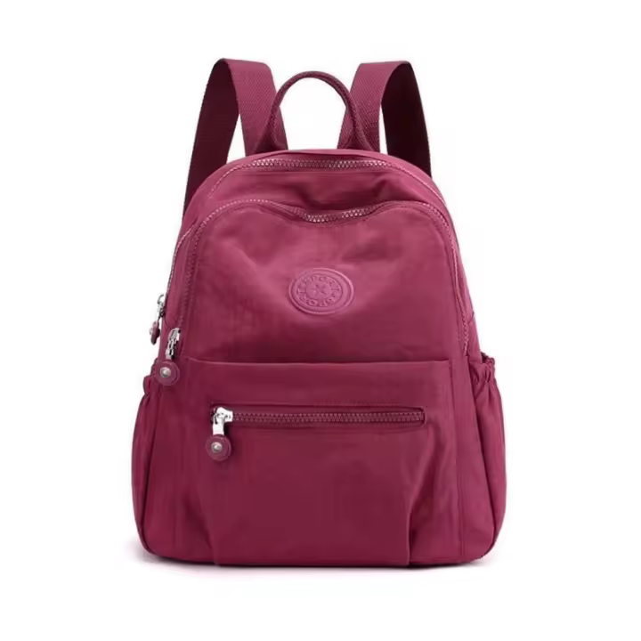 Mochila Pequeña Para Mujer Impermeable Y Ligera De Viaje Escolar Bolso De Hombro Mini Rucksack Daypack Material De Nylon - 1