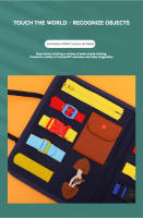 Libro Cognitivo Para Bebés 1PCS Bolsa De Lona Con Juego De Educar a Niños De 1 a 3 Años Montessori Manualidad De Cierre De Cremallera Y Puzle - details 3