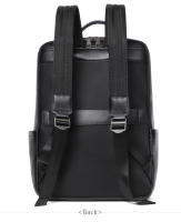 Mochila Para Hombre De Cuero Genuino Grande Capacidad Con Bolsillo Para Portátil De 15.6 Pulgadas Diseño Moda Múltiples Bolsillos Bolsa Escolar - details 15