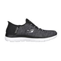 Deportivos Skechers Slip-Ins: Summits - Dazzling Haze Para Mujer Color Gris Negro - details 1