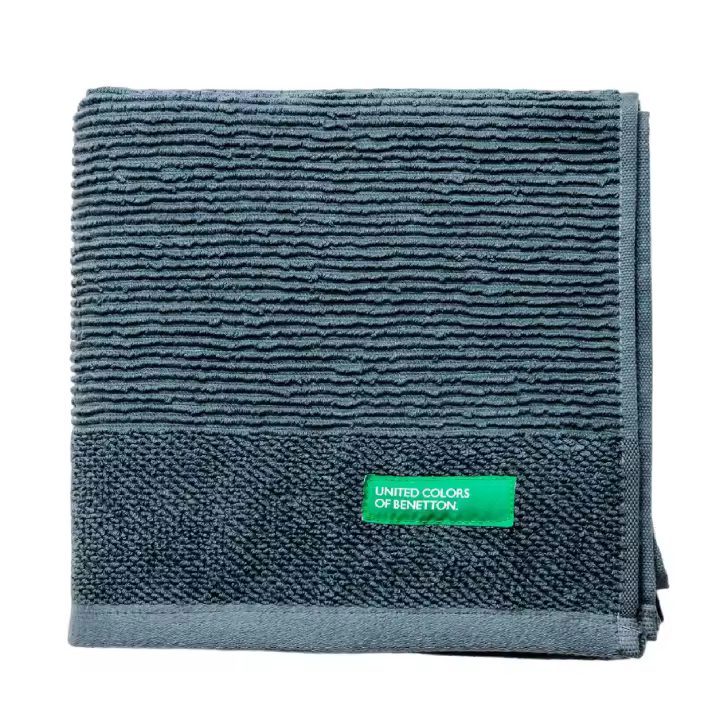 United Colors Of Benetton Toalla de Manos 50x90 450GSM Gris Oscuro Neutral - 1