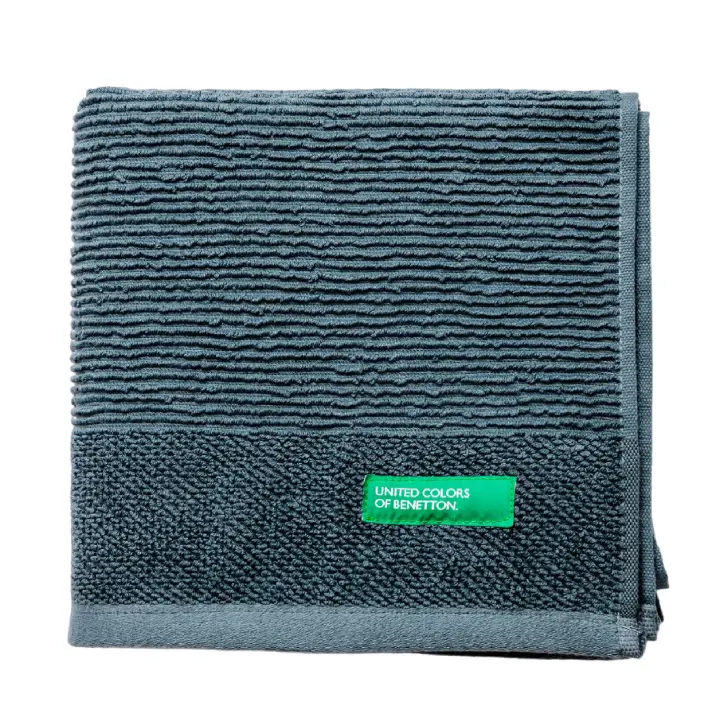 United Colors Of Benetton Toalla de Manos 50x90 450GSM Gris Oscuro Neutral - 1
