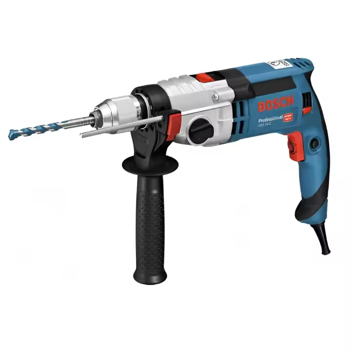 Taladro Percutor Bosch Professional GSB 24-2 - 1100 W - 2 Velocidades - Ø Max Perforación Hormigón 22 Mm - en Maletín - 1
