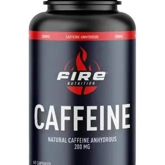 Fire Nutrition Caffeine Anhydrous 200Mg 60Caps - 1