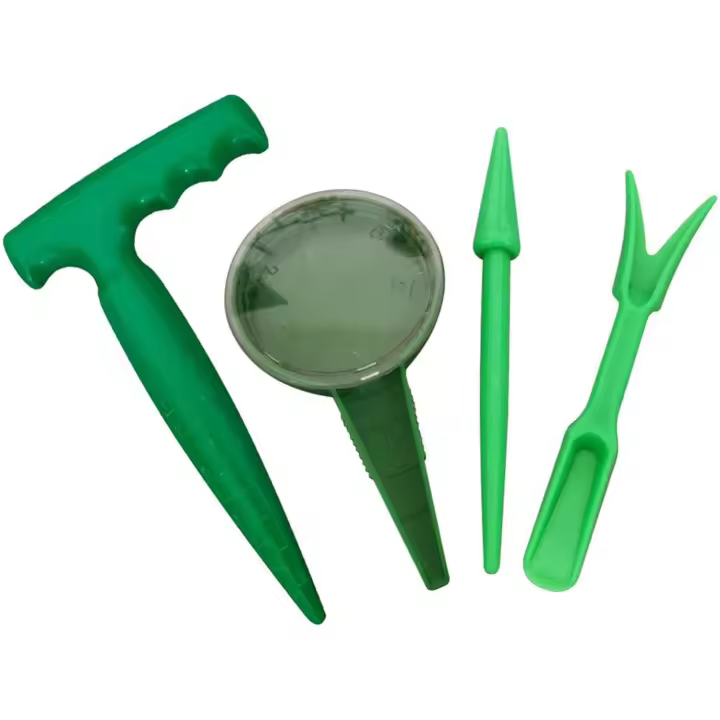 Herramienta de sembradora Herramientas de trasplante suculentas Herramientas de jardín de siembra de semillas para la multiplicación Plantación Set - Sower Planter Punch Seedling Green - 1