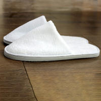 Chinelos Desechables Para Invitados Hombres Y Mujeres Uso Doméstico Y Viaje Un Tamaño Microfibra Funda De Pies Interior De Tela - details 4