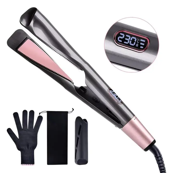 Plancha de Pelo Curva para Rizar y Alisar - Crea las ondas más bonitas con la Plancha de Pelo Curva Curl & Straight Confidence - 1