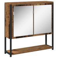 Espejo de Baño vidaXL con Armario de Madera Vieja 60x16x60 cm de Madera de Ingenier - details 1