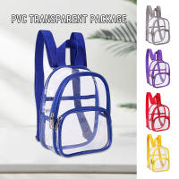 Mochila De Viaje Transparente PVC Impermeable Para Niños Con Hombro Y Estuche De Deporte Aprobado Para Campo Mini Mochila Escolar Con Correa - details 5