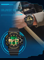 Reloj Deportivo Militar Para Hombre SANDA Dual Display Pantalla Analógica Y Digital Resistente Al Agua Luz Luminosa Alarmas Relogio Masculino 3129 - details 5