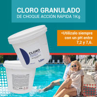 Cloro para piscina  Dicloro granulado  Env 5kg  PISCIHOGAR VIDA PARA TU HOGAR - details 3