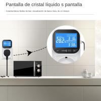 Controlador De Temperatura Digital Con Timer Y Sensor Probing Enchufe De Salida EU Plug Termómetro Para Calentamiento Y Enfrío 16A Con Luz Trasera - details 6