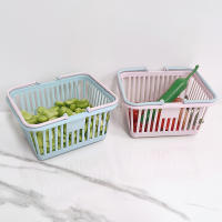Cestas De Almacenamiento Para Verduras Y Frutas Con Diseño De Drenaje Rápido Y Asa No Eslipiente Fundamento No Eslipiente - details 6