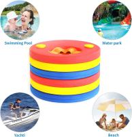 Bandas de Natacion para niños, paquete de 6 discos flotantes de EVA, Bandas de Natacion coloridas para niños de 3 a 14 años que están opening in Nadar, anillos de peso recomendaciones de 15 to 30 kg - details 1