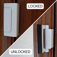 Cerradura De Seguridad Para Puerta Con Reinforcement De 3" Y Resistencia a 800 Lbs Cerradura Infantil Para Puertas Adelantadas Venta Individual - details 5