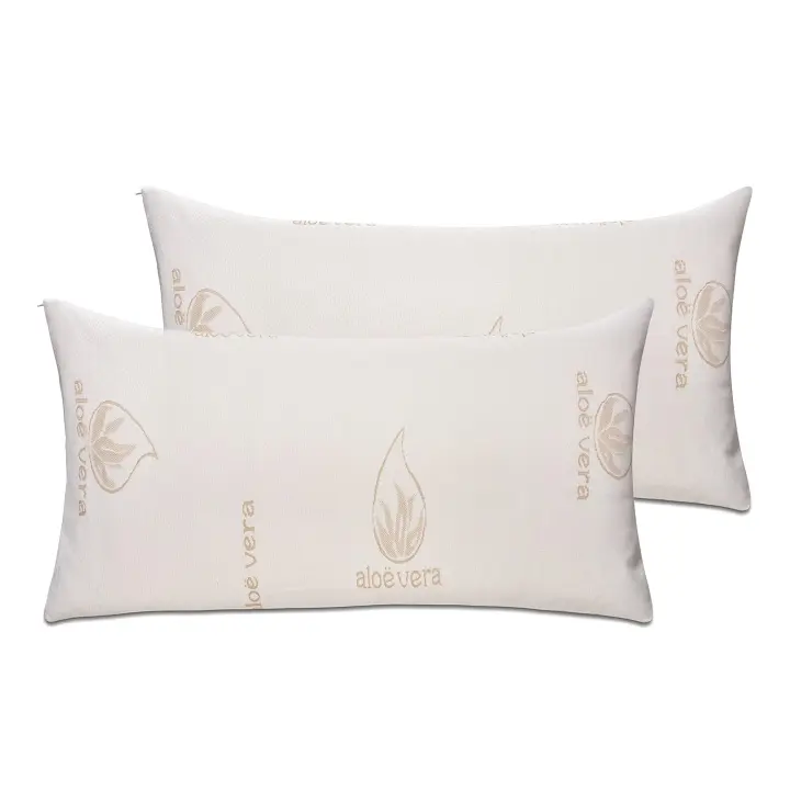 Almohada Viscoelástica HM′S - Antiácaros + Antibacterias - 1