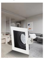 Lámpara De Pared LED Para Bombillas GU10 Iluminación De Punto Fijo Para Dormitorio Y Cocina Montaje Revestido En Aluminio Negro - details 5