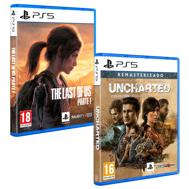 PACK THE LAST OF US PART I PS5 + UNCHARTED: COL.LEGADO DE LOS LADRONES PS5
