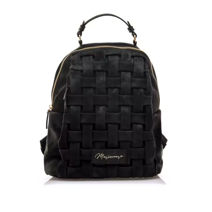 MARIAMAREmochilas mujer maddi negro con cierre cremallera - 1