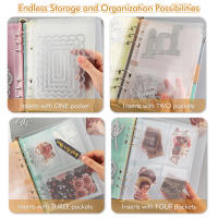 Libro De Almacenamiento A5 Para Folders Y Protector De Páginas Para Álbum De Fotocartón Y Estampado Portaenvelopes Estilo Scrapbooking Y Stamping - details 18