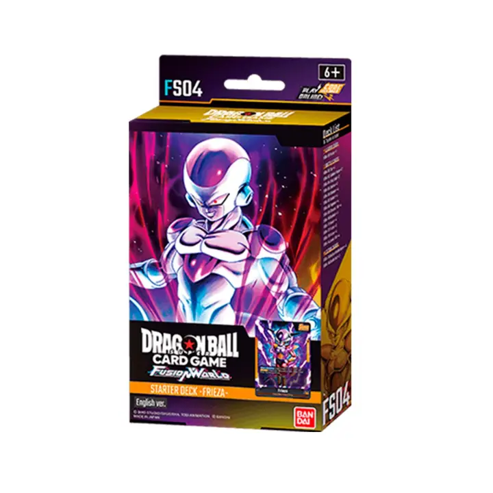FS04 Dragon Ball Fusion World: Starter Deck Frieza. Bandai Mazo de inicio preconstruido en inglés. Bandai - 1