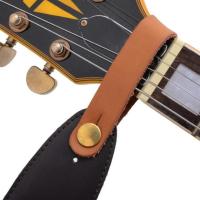 Correa De Guitarra Folk De Cuero Con Hebilla Y Portador De Cuello Para Ukulele Y Bajo Clásico Accesorios De Seguridad Para Guitarra - details 1