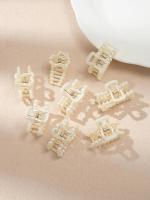 8PCS Peluca Miniatura De Perla Imitación 4CM Para Mujer Calza De Moda Y Minimalista Accesorio Para El Cabello Unisex - details 2