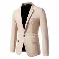 Chaleco De Moda Para Hombre Estilo Coreano Ajustado Color Sólido Casual Primavera Otoño Abrigo Todo En Uno Para Jóvenes - details 9