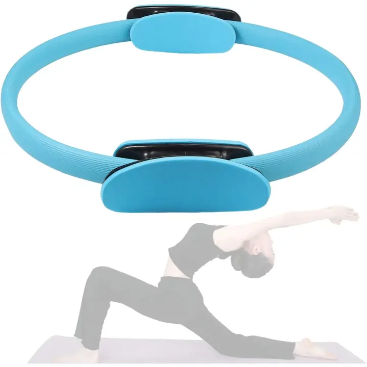 Aro de Pilates, Círculo Mágico de Fitness, Círculo de Ejercicios para Tonificar y Esculpir la Parte Interna y Externa de los Muslos: Mejora la Fuerza, la Flexibilidad y la Postura del Núcleo - 1