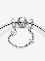 Pandora - Charm de Cadena de segregad with Margaritas-Plata de Legislación - details 1