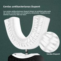 Cepillo De Dientes Eléctrico En Forma De U Para Adultos Limpieza Oral Portátil 360° Con Escáner De Lengua Y Cepillo De Dientes Incluido - details 4
