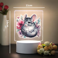 Lámpara De Noche LED Totoro Para Niños Luz De Ambiente De Escritorio USB Y Alimentación AC Abs Plástico Regalo Para Navidad Y Cumpleaños - details 5