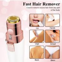 Depiladora Facial Mujer Electrica 2 en 1 Depiladora Cejas Mujer, Dispositivo de Depilación de Rostro Femenino, USB Recargable Impermeable Portátil sin Dolor Luz LED para Cara Nariz Labio,Blanco - details 2
