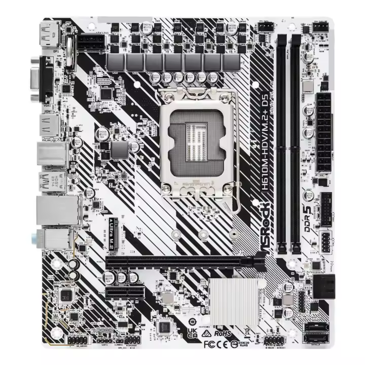 Asrock - Placa base 90-MXBM50-A0UAYZ para PC compatible con múltiples tecnologías, diseño compacto y sistema de refrigeración eficiente - 1