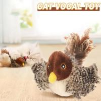 Juguete Interactivo Para Gatos Pájaro Volador Con Alas Movientes Sparrow Con Menta Simulación De Pájaro Juguetes Para Gatos - details 2