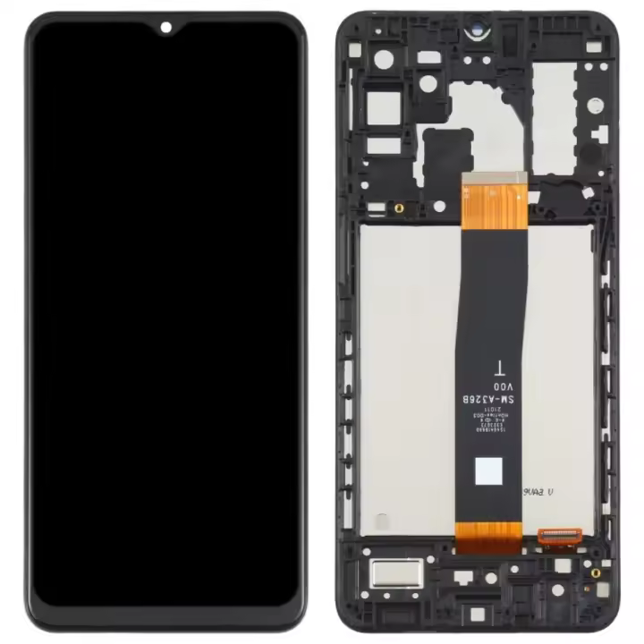 No  Pantalla Completa  Original Con marco Para   Samsung Galaxy A32 / A326F– Negro - 1
