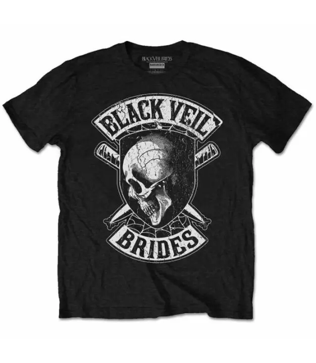 BLACK VEIL BRIDES Hollywood Camiseta Licencia Oficial Manga Corta chico Men ROCK OFF BVBTS02MB - 1