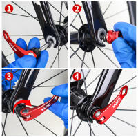 MUQZI 1 Pares De Eje De Rueda De Bicicleta Con Libera Rápida QR Para MTB Y Carretera 100mm Delantero Y 135mm Traseador Material De Aluminio - details 9