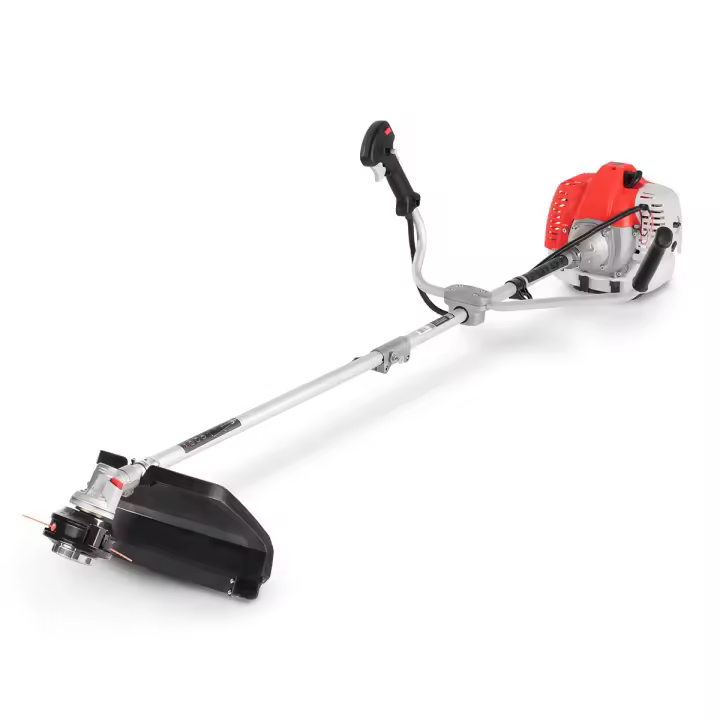 GREENCUT GGT650X-1 - Desbrozadora Gasolina 65cc 4,9cv, Motor 2T, 1 Hilo, 1 Disco, Manillar Doble, Arnés - 1